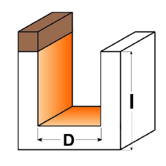 Buy CMT- Straight Bit With Brg. S=12 D=19x50.8 HM Online | Power Tools | Qetaat.com